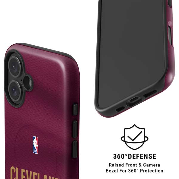 NBA Cleveland Cavaliers Jersey iPhone 16 Plus Magsafe Impact Case