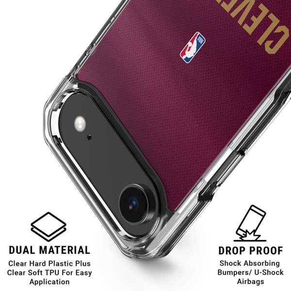 NBA Cleveland Cavaliers Jersey iPhone 17 Air Clear Case