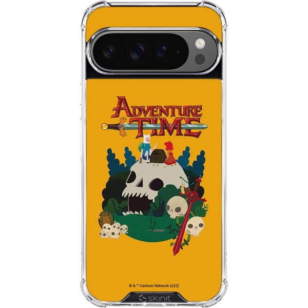 Adult Swim Adventure Time Cave Of Skulls Google Pixel 10 Pro Clear Case