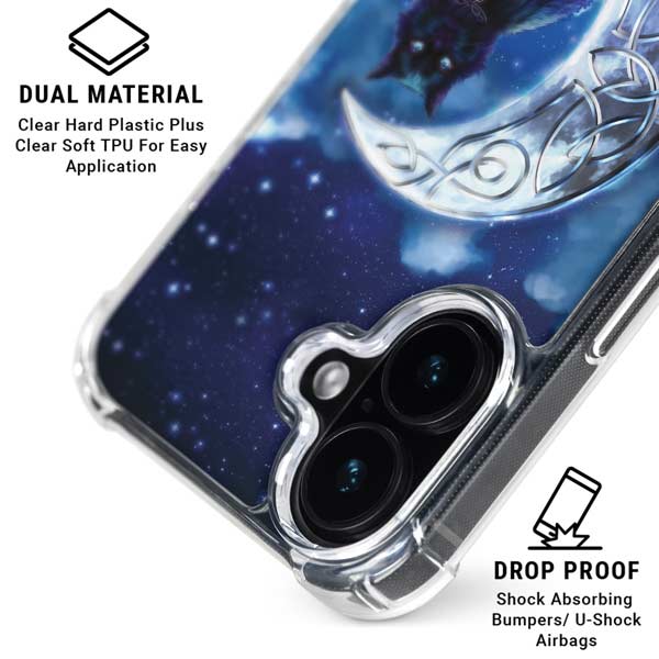 Celtic Black Cat by Brigid Ashwood iPhone 16 MagSafe Case