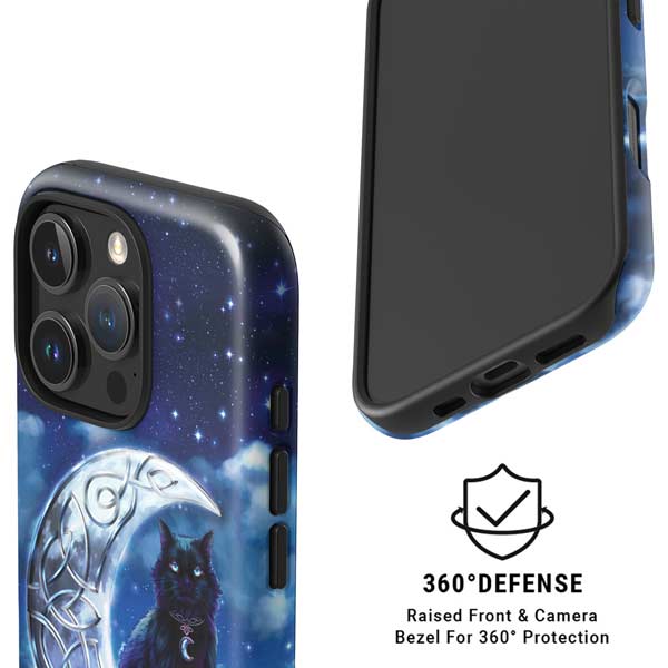 Celtic Black Cat by Brigid Ashwood iPhone 16 Pro Max Magsafe Impact Case