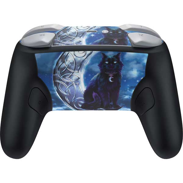 Celtic Black Cat by Brigid Ashwood Nintendo Switch 2 (2025) Pro Controller Skin