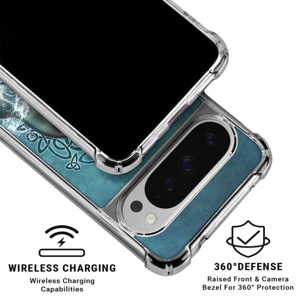 Celtic Dolphin by Brigid Ashwood Google Pixel 10 Pro Clear Case