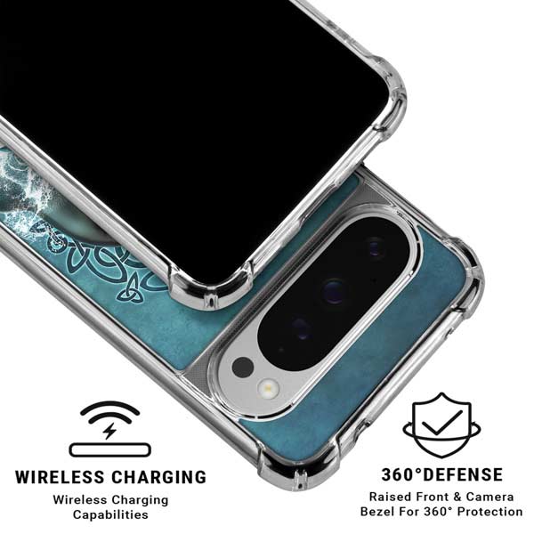 Celtic Dolphin by Brigid Ashwood Google Pixel 10 Pro XL Clear Case