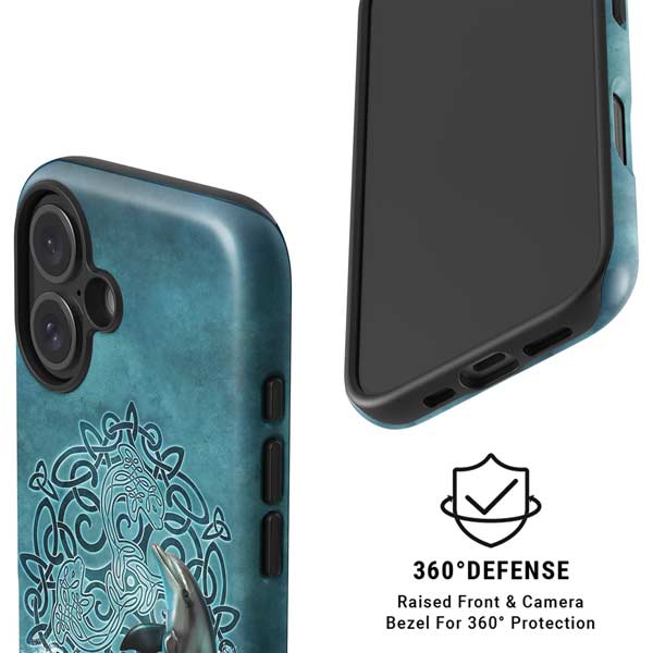 Celtic Dolphin by Brigid Ashwood iPhone 16 Plus Magsafe Impact Case