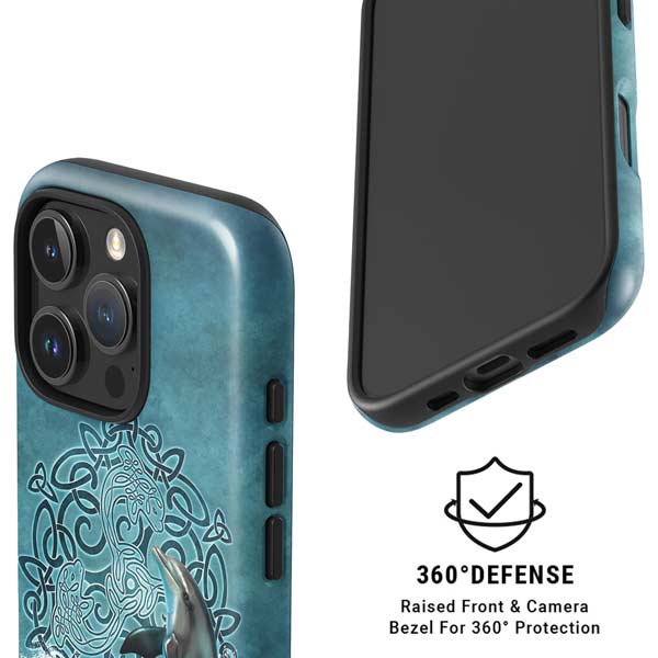 Celtic Dolphin by Brigid Ashwood iPhone 16 Pro Magsafe Impact Case