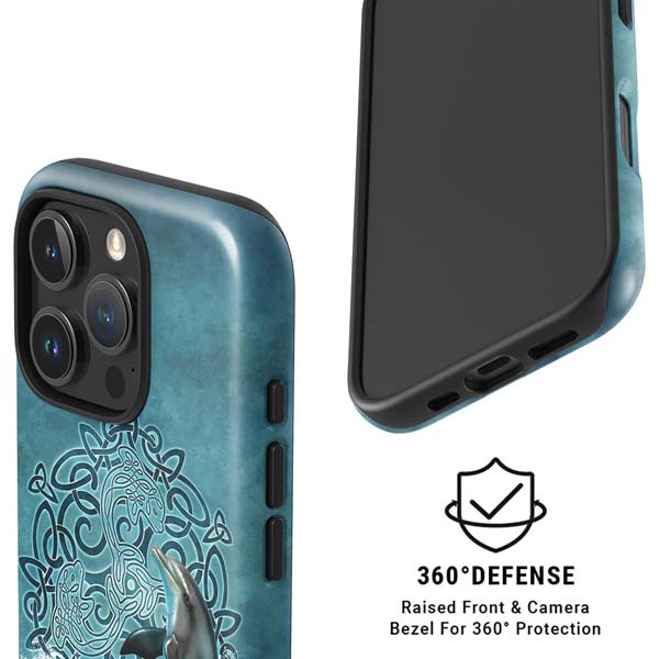 Celtic Dolphin by Brigid Ashwood iPhone 16 Pro Max Magsafe Impact Case