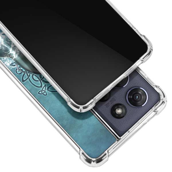 Celtic Dolphin by Brigid Ashwood Moto G 5G (2025) Clear Case