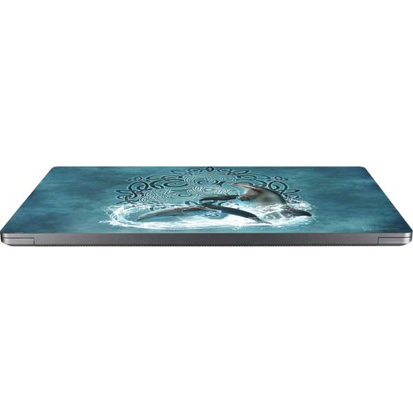 Celtic Dolphin by Brigid Ashwood Laptop Skins