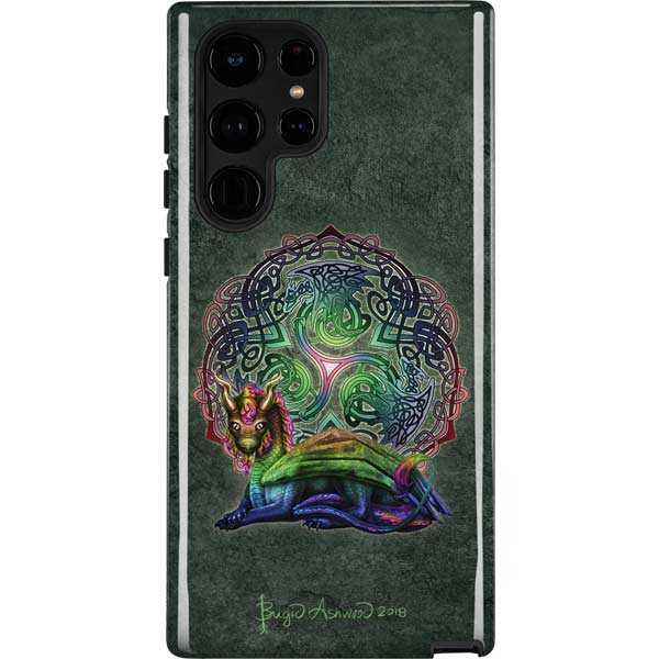 Celtic Dragon by Brigid Ashwood Galaxy Cases