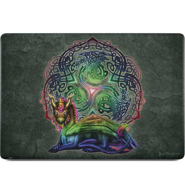 Celtic Dragon by Brigid Ashwood MacBook Skins
