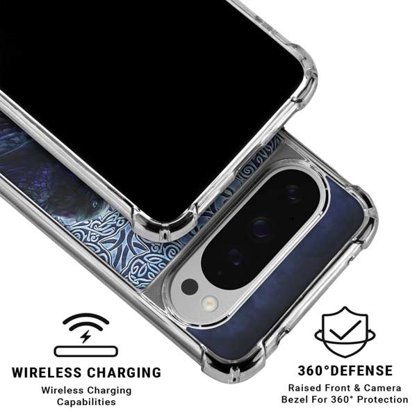 Celtic Raven by Brigid Ashwood Google Pixel 10 Pro XL Clear Case