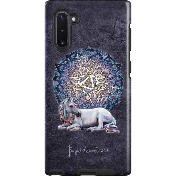 Celtic Unicorn by Brigid Ashwood Galaxy Cases