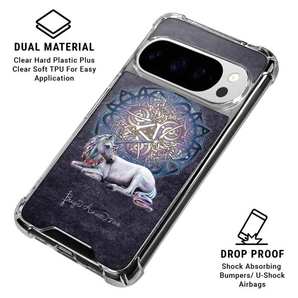 Celtic Unicorn by Brigid Ashwood Google Pixel 10 Pro Clear Case
