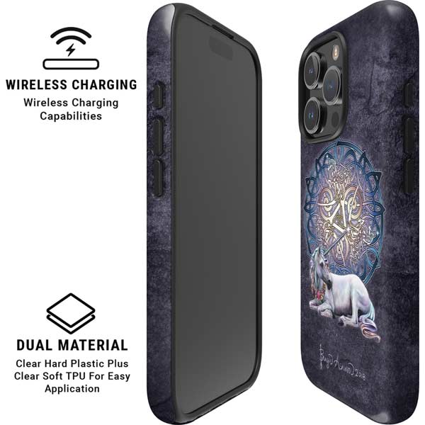 Celtic Unicorn by Brigid Ashwood iPhone 16 Pro Magsafe Impact Case
