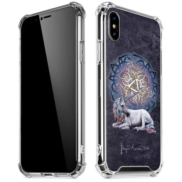 Celtic Unicorn by Brigid Ashwood iPhone X/XS Clear Case