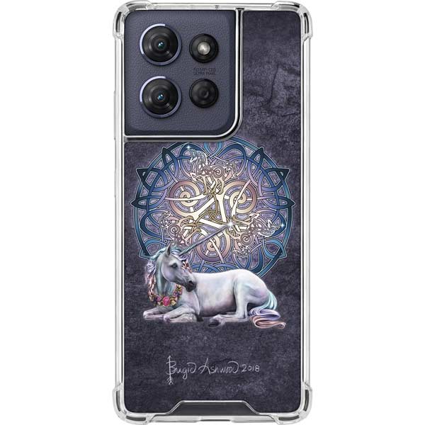 Celtic Unicorn by Brigid Ashwood Moto G Power 5G (2025) Clear Case