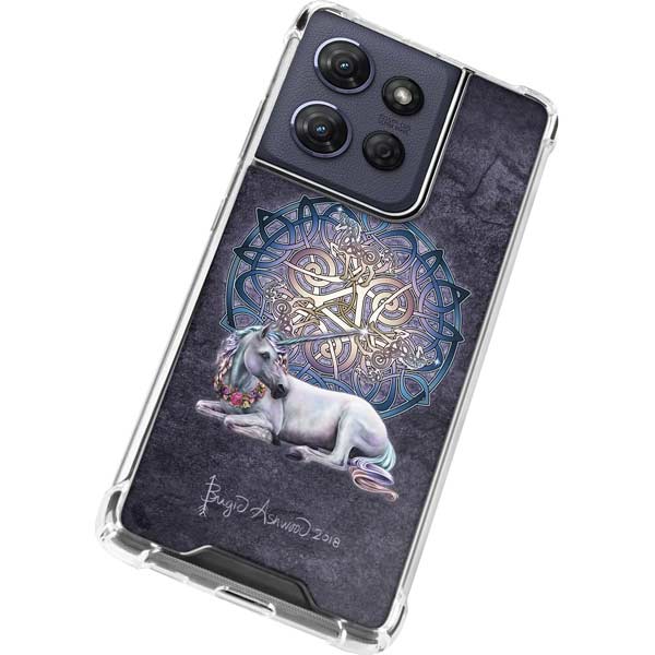 Celtic Unicorn by Brigid Ashwood Moto G Power 5G (2025) Clear Case