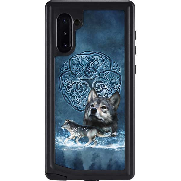 Celtic Wolf by Brigid Ashwood Galaxy Cases