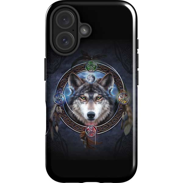 Celtic Wolf Guide by Brigid Ashwood iPhone 16 Magsafe Impact Case