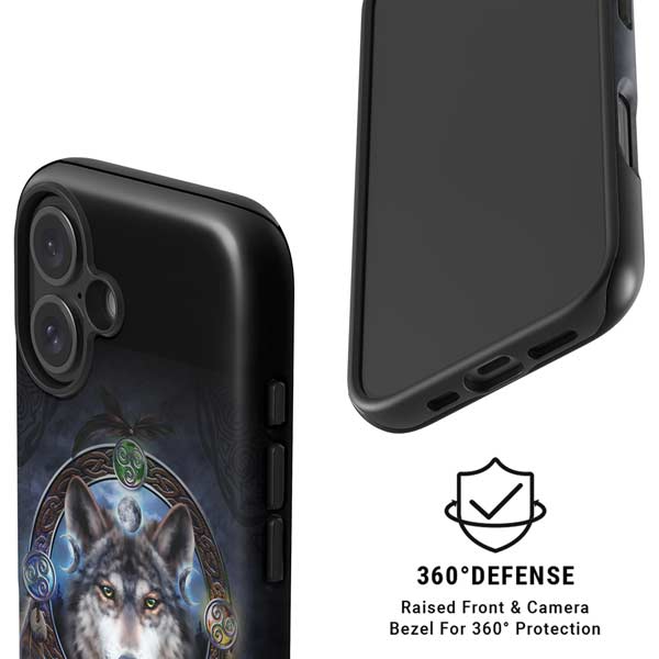 Celtic Wolf Guide by Brigid Ashwood iPhone 16 Magsafe Impact Case