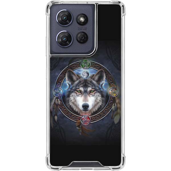 Celtic Wolf Guide by Brigid Ashwood Moto G Power 5G (2025) Clear Case