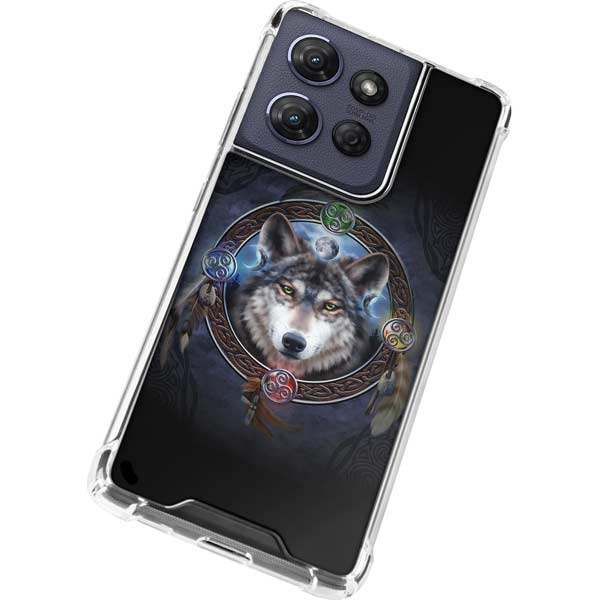 Celtic Wolf Guide by Brigid Ashwood Moto G Power 5G (2025) Clear Case