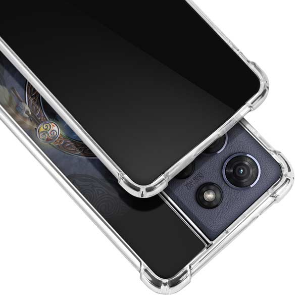 Celtic Wolf Guide by Brigid Ashwood Moto G Power 5G (2025) Clear Case
