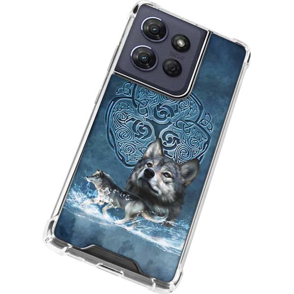Celtic Wolf by Brigid Ashwood Moto G 5G (2025) Clear Case