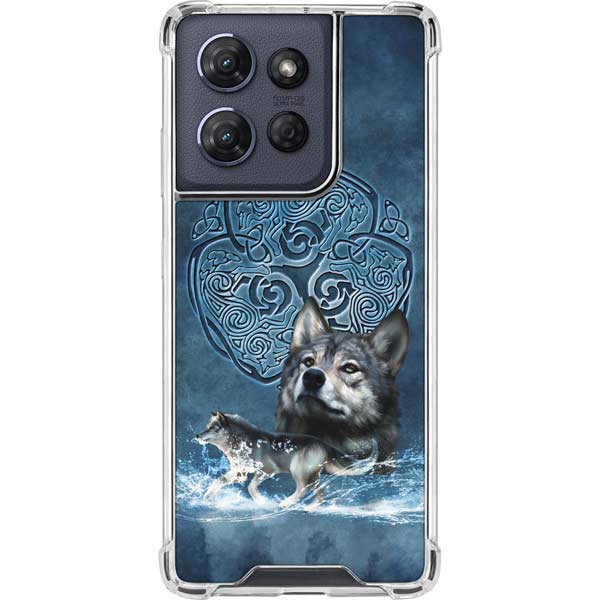 Celtic Wolf by Brigid Ashwood Moto G Play 5G (2025) Clear Case