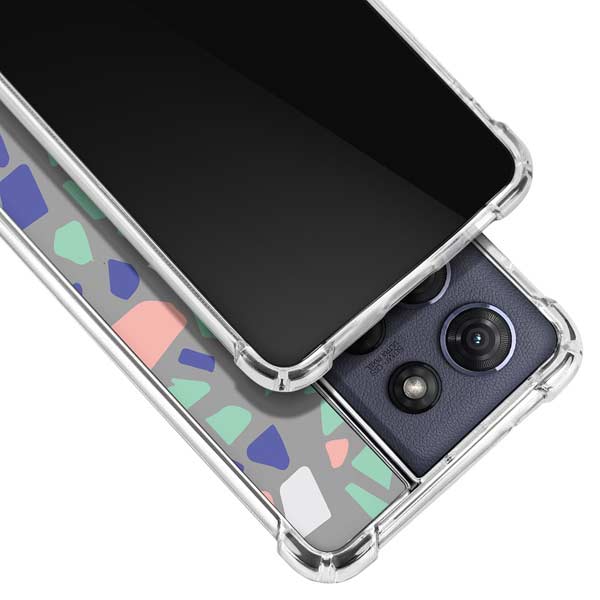 Cement Terrazzo Moto G Play 5G (2025) Clear Case