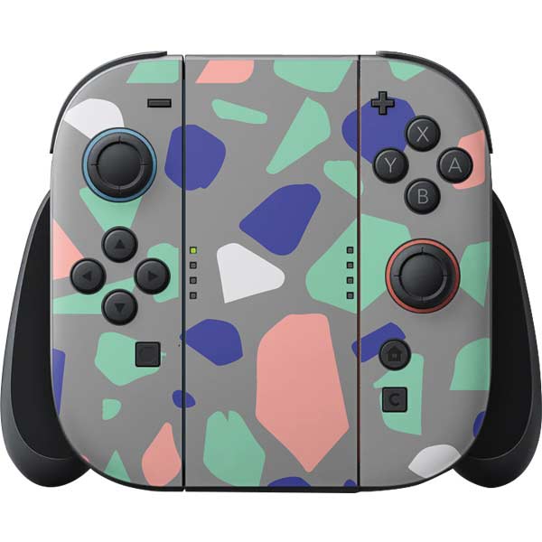 Cement Terrazzo Nintendo Skins