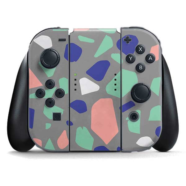 Cement Terrazzo Nintendo Skins