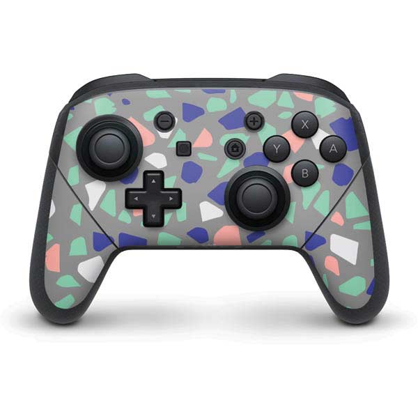 Cement Terrazzo Nintendo Skins