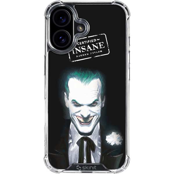 DC Comics The Joker Portrait by Alex Ross iPhone 17 Clear Case