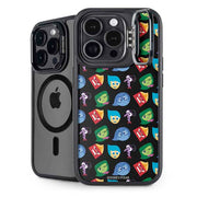 Disney Inside Out Character Pattern iPhone 14 Pro Max Kickstand Case