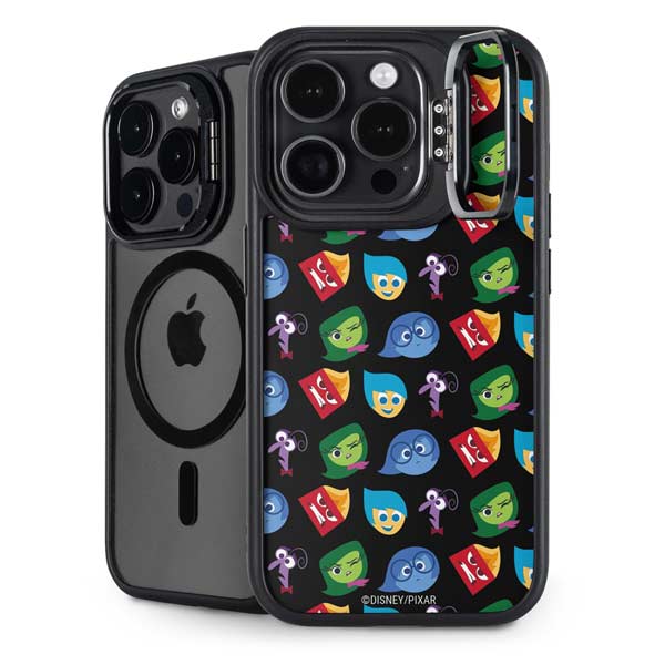 Disney Inside Out Character Pattern iPhone 14 Pro Max Kickstand Case