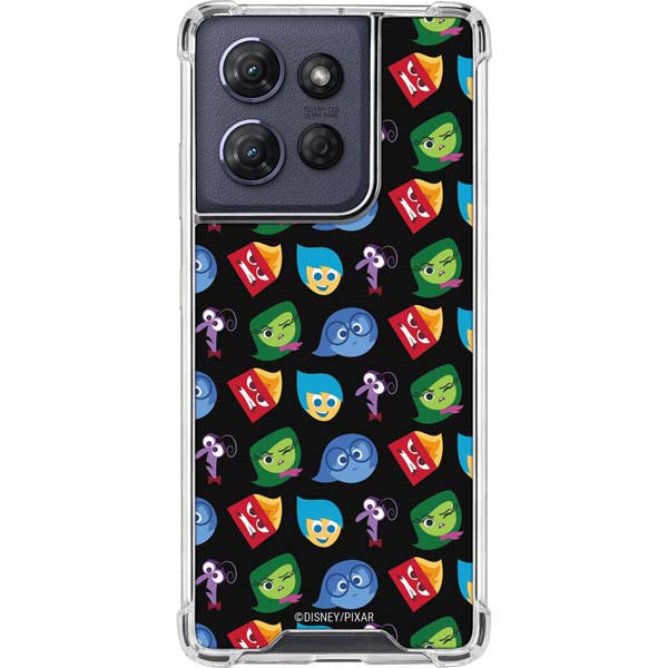 Disney Inside Out Character Pattern Moto G Power 5G (2025) Clear Case