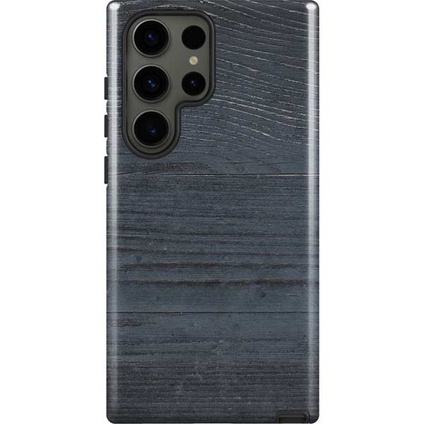 Charcoal Wood Galaxy S23 Ultra Pro Case