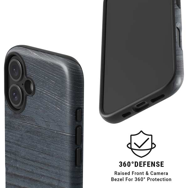 Charcoal Wood iPhone 16 Magsafe Impact Case