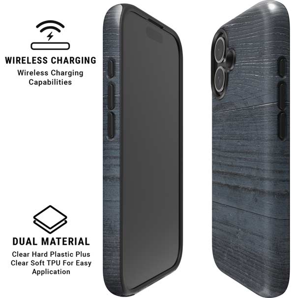 Charcoal Wood iPhone 16 Magsafe Impact Case