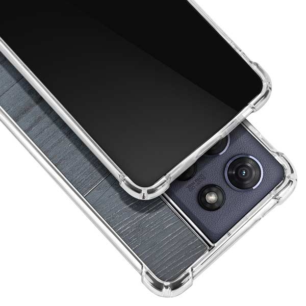 Charcoal Wood Moto G Play 5G (2025) Clear Case