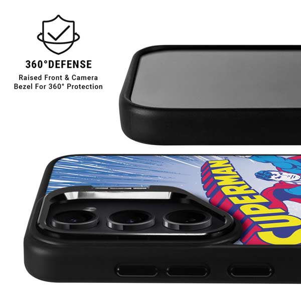DC Comics Superman Vintage Action Pose Galaxy S26 Ultra Kickstand Case