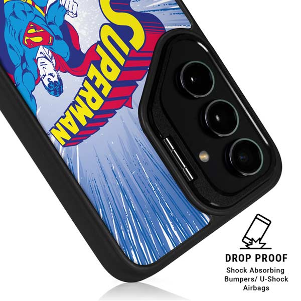 DC Comics Superman Vintage Action Pose Galaxy S26 Ultra Kickstand Case