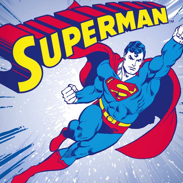 DC Comics Superman Vintage Action Pose iPhone XS Pro Case