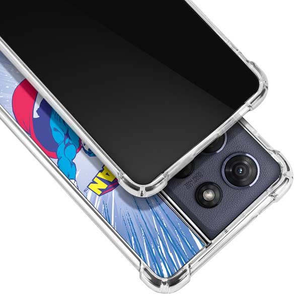 DC Comics Superman Vintage Action Pose Moto G 5G (2025) Clear Case