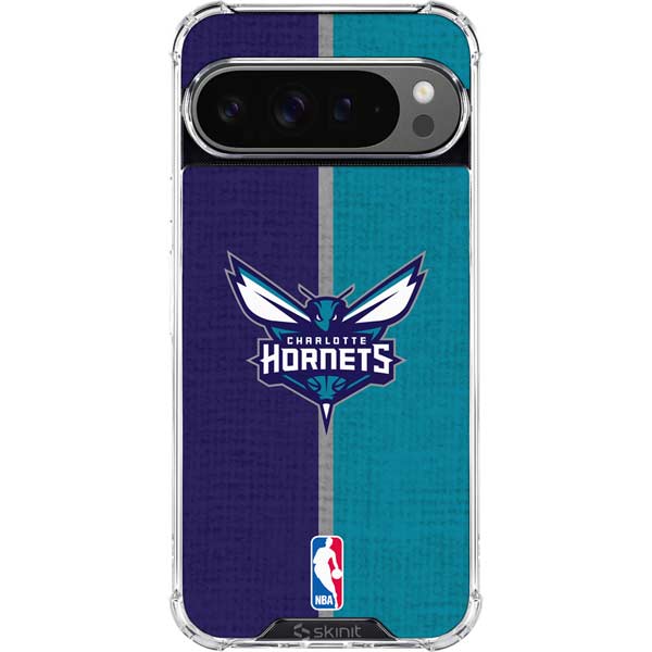 NBA Charlotte Hornets Canvas Google Pixel 10 Pro Clear Case