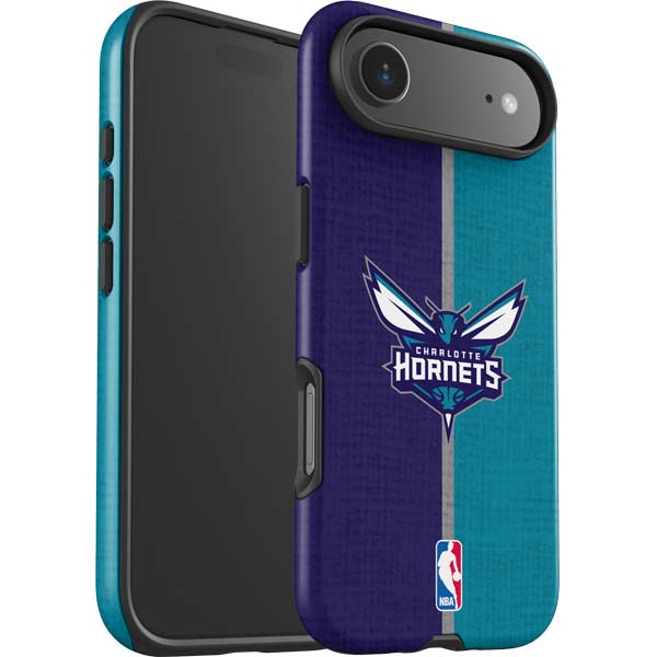 NBA Charlotte Hornets Canvas iPhone 17 Air Impact Case