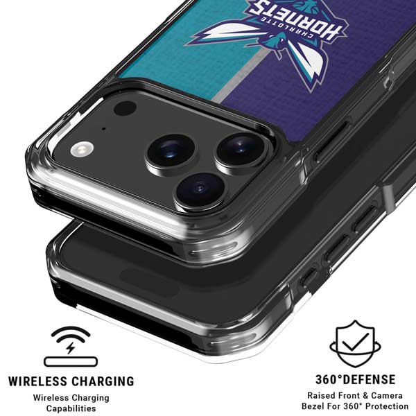 NBA Charlotte Hornets Canvas iPhone 17 Pro Max MagSafe Case