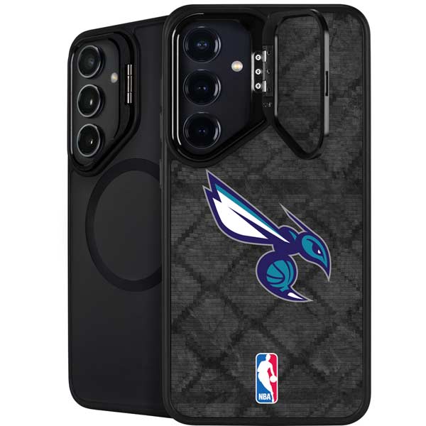 NBA Charlotte Hornets Dark Rust Galaxy S26 Plus Kickstand Case